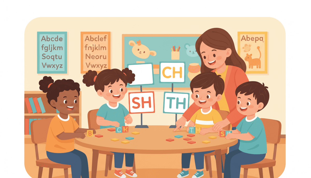 How to Teach Blends and Digraphs to Kindergartners