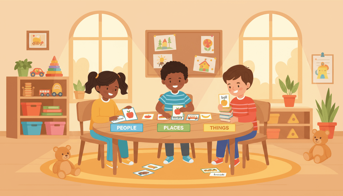 How to Teach Nouns to Kindergartners