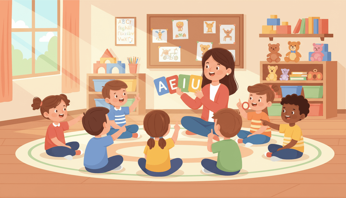 How to Teach Vowels to Kindergartners