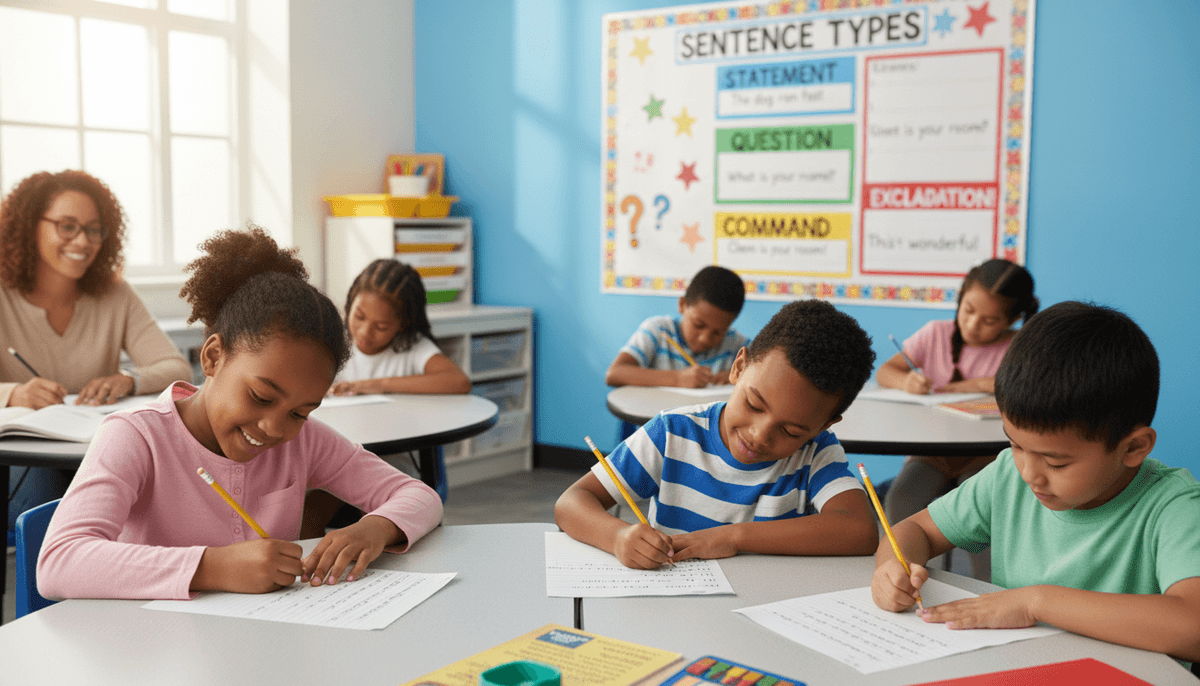Teaching Sentence Structure to Third Graders