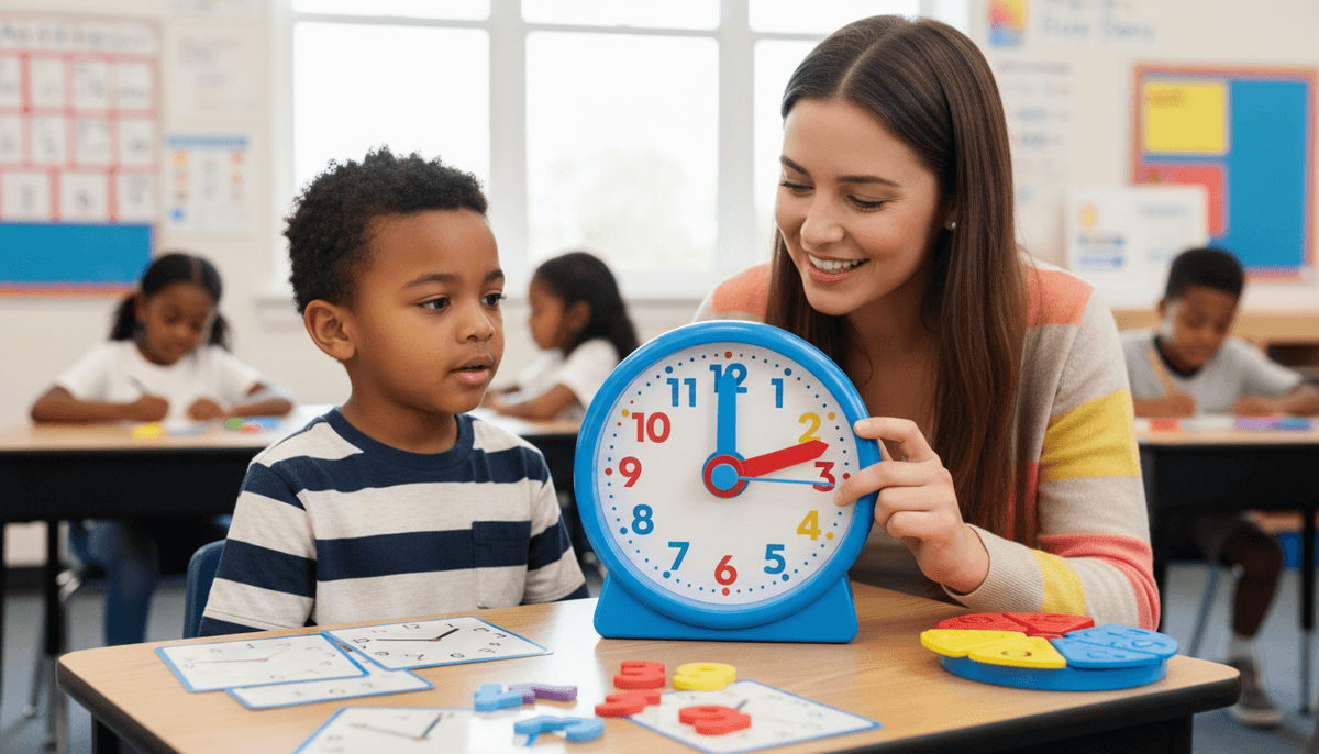 Teaching Telling Time to First Graders