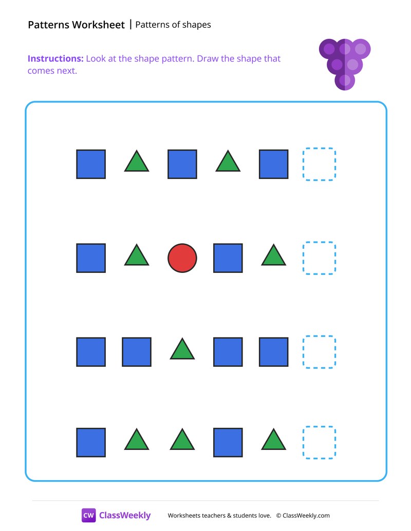 Patterns of Shapes