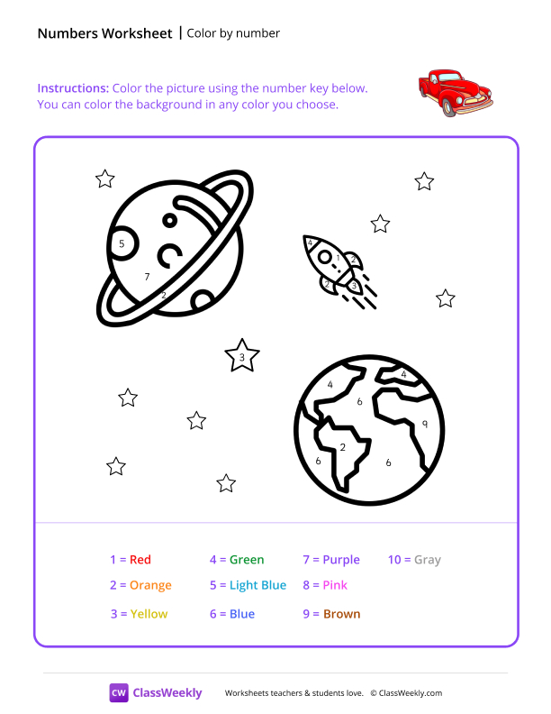 Color by Number (Planet)